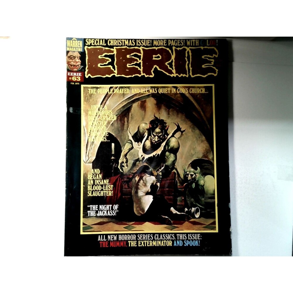 Eerie #63 Feb 1975 Warren Magazine Horror Comics Classic Monster Comic Vintage